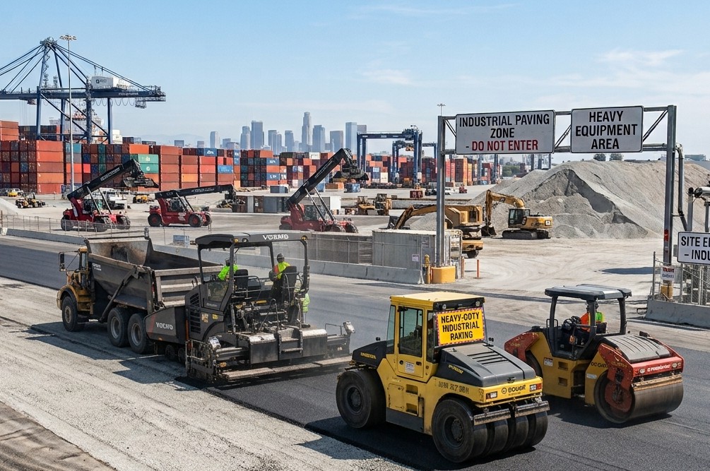 Industrial Paving Services Los Angeles | Durable Solutions for Industrial Facilities