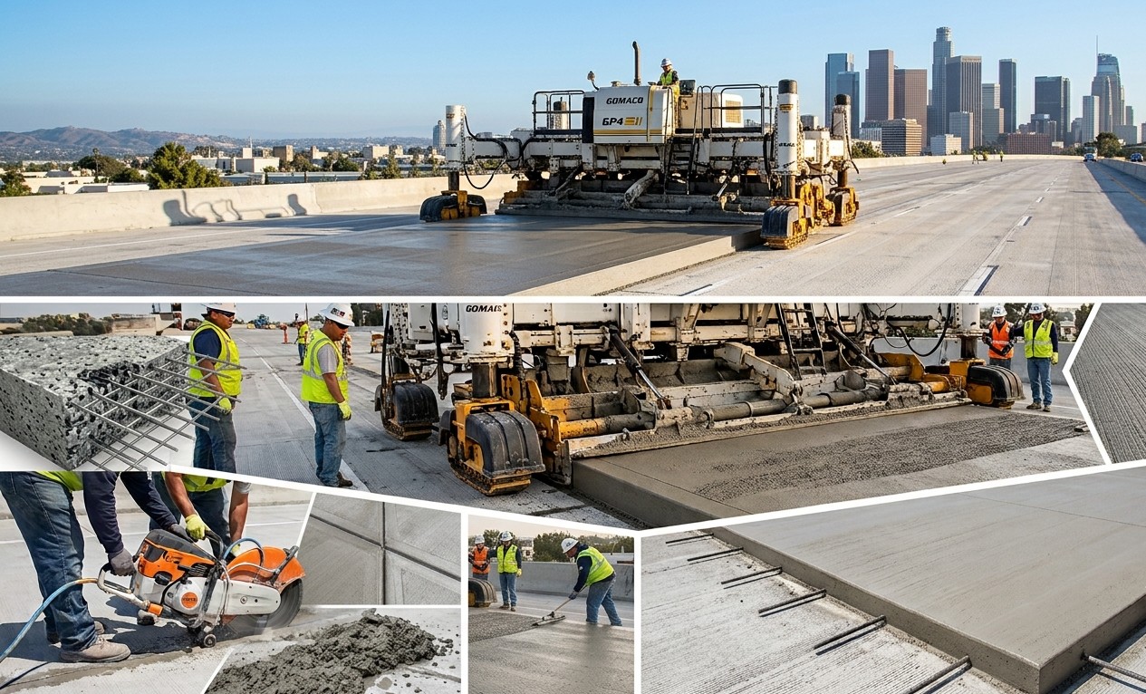 Highway Concrete Paving Contractor in Los Angeles: Building Stronger Roads for the City Ahead